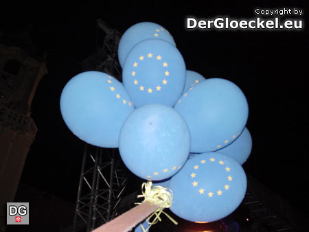 EU-Luftballons in Bratislawa