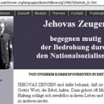 Screenshot der Zeugen Jehovas-Webpräsenz