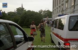 alkoholisierter Demonstrant provoziert weiter