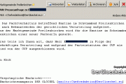 Parteimitglied K. fliegt aus der ÖVP | Faksimile: DerGloeckel.eu